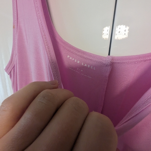 NWT Paper Label Claire Jumpsuit in Fondant Pink - Picture 7 of 7